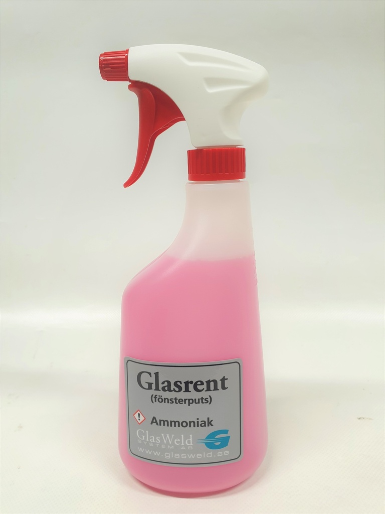 Glasrent sprayflaska